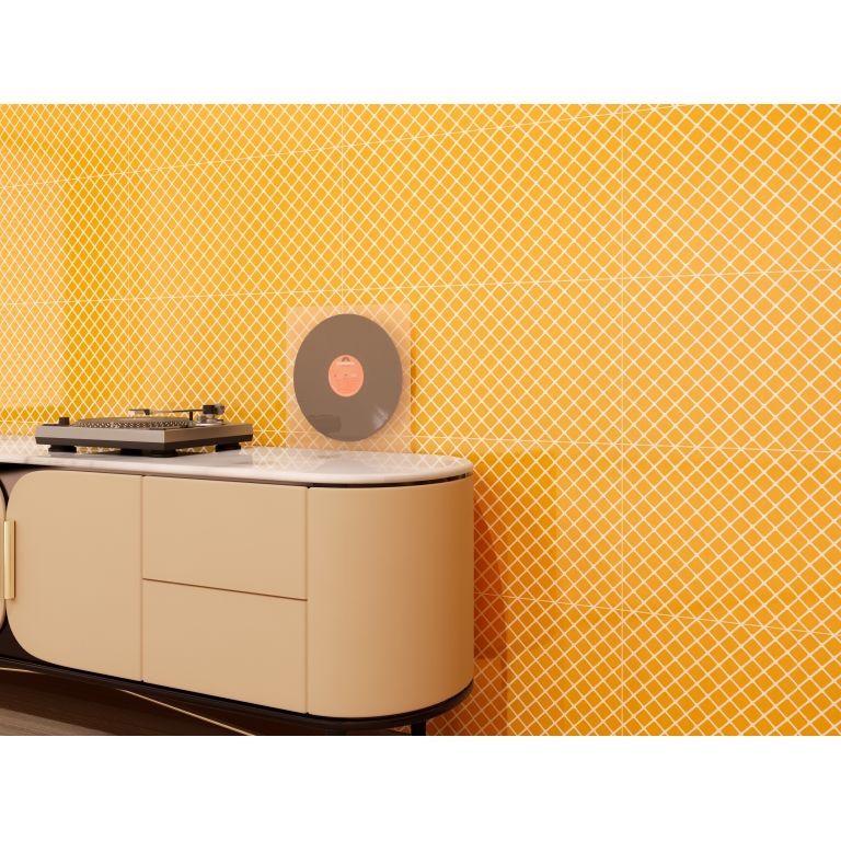 VECTORA - 12X24, YELLOW, GLOSSY